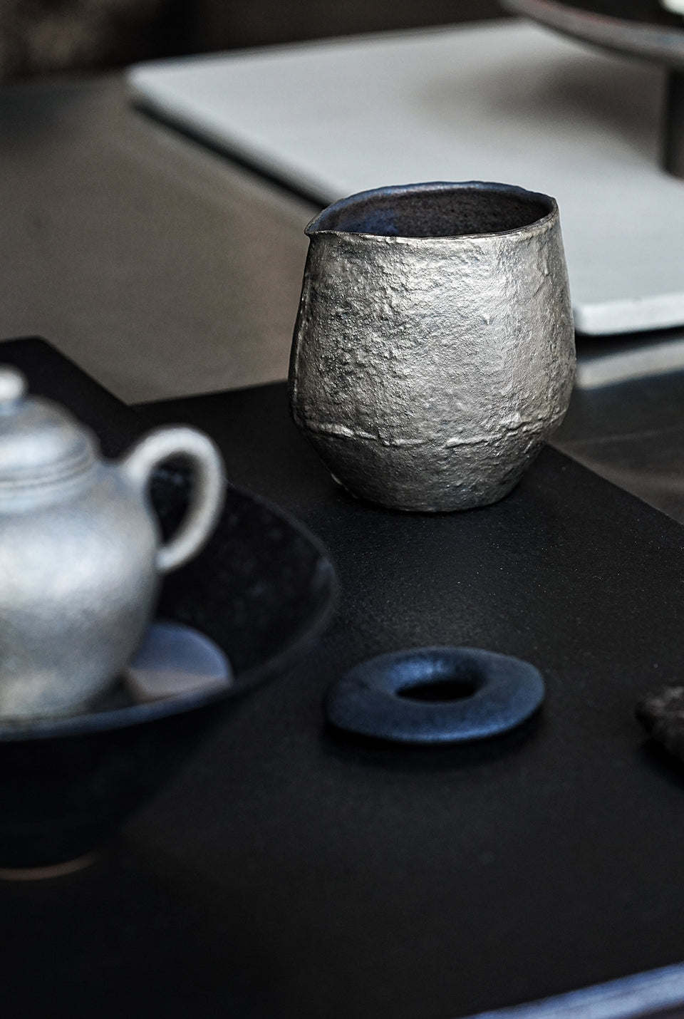 Blackened Silver "Welding" Gongdaobei Share Cup