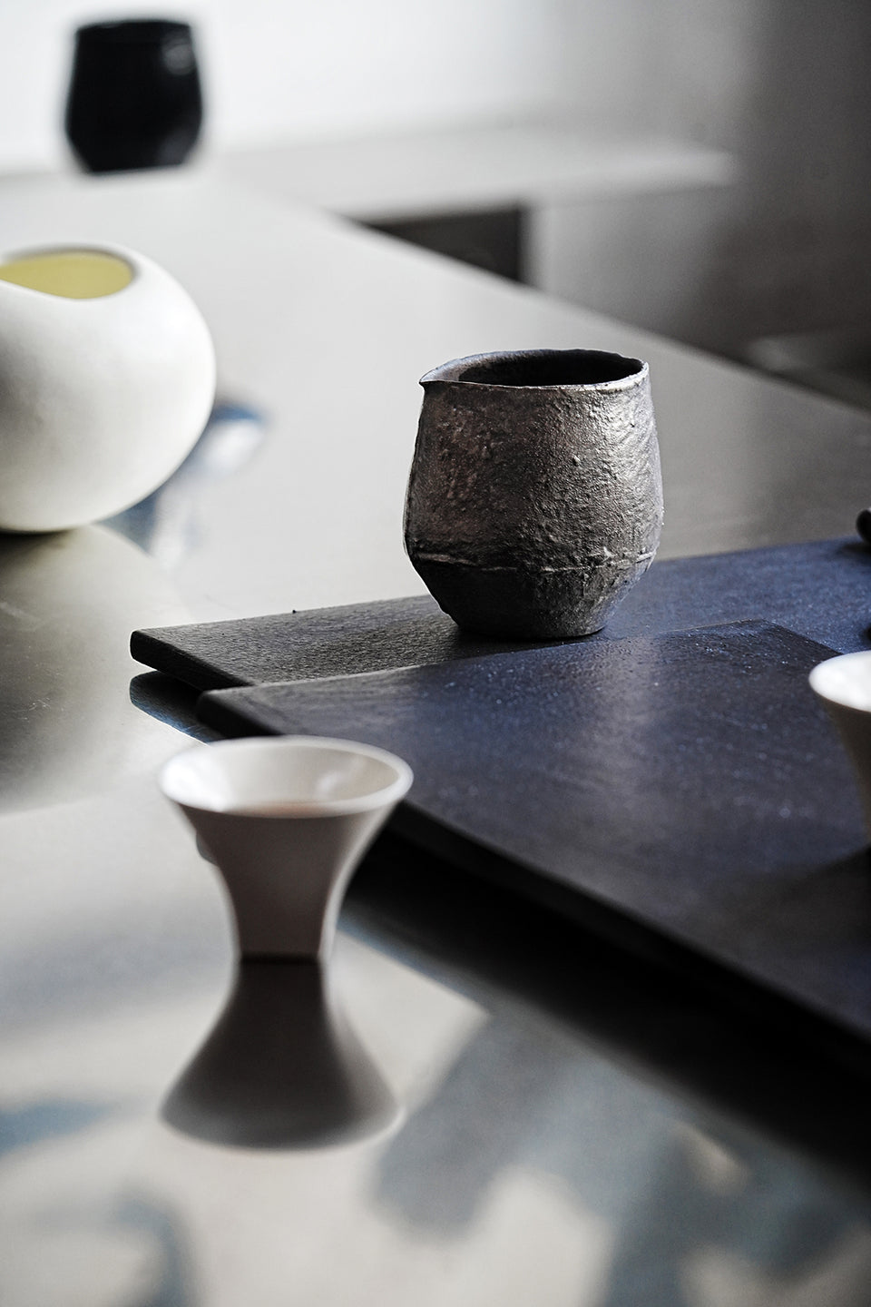 Blackened Silver "Welding" Gongdaobei Share Cup