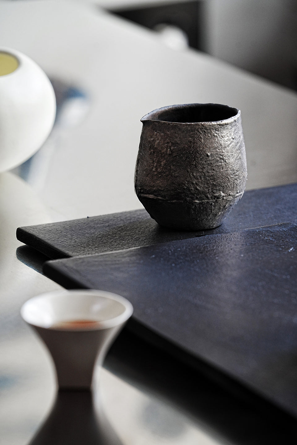 Blackened Silver "Welding" Gongdaobei Share Cup