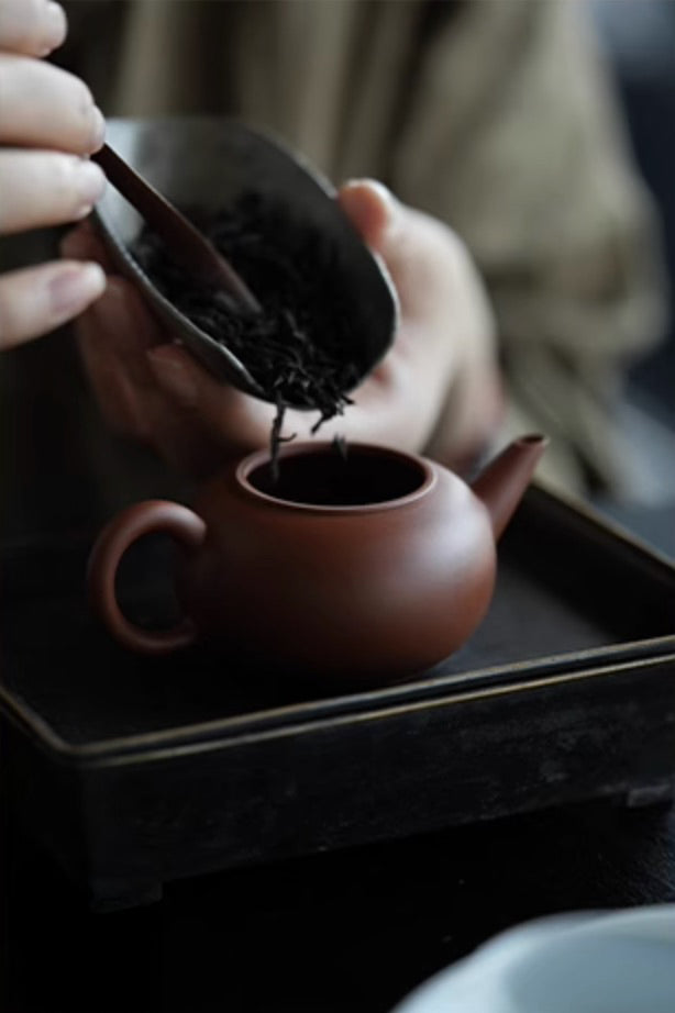 Chaozhou Hand-Thrown Zhuni Shuiping Teapot