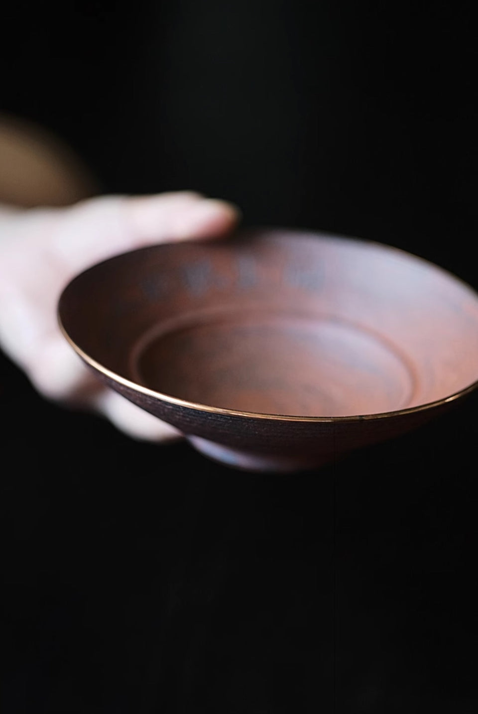 Hui Shan Copper-Rimmed with Red Clay with Hand-Made Hucheng