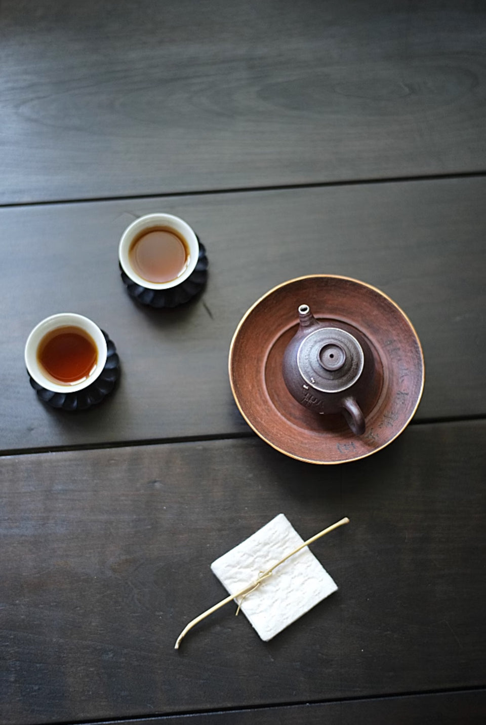 Hui Shan Copper-Rimmed with Red Clay with Hand-Made Hucheng
