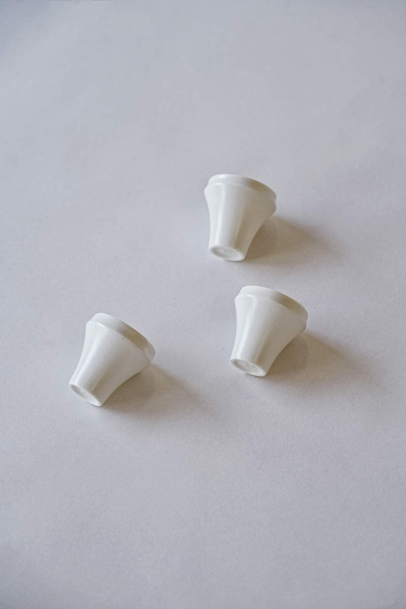 Elegant Tall White Fold Cup