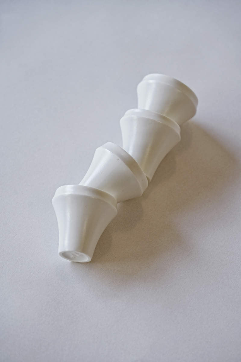 Elegant Tall White Fold Cup