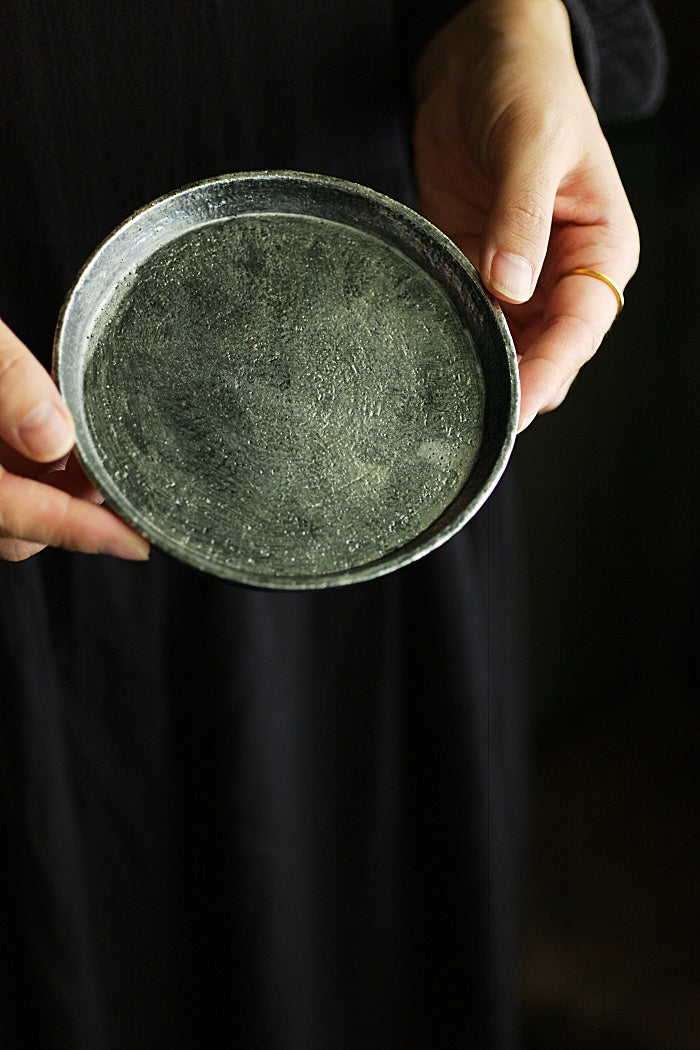 Elegant Simple Hucheng or Teacup Tray, Precious Metals series