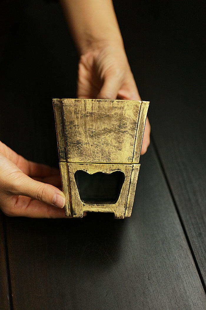 Gold or Silver Packable Fenglu Stove with Pouch