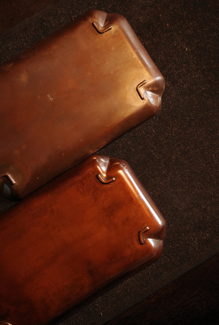 Copper "Haitangxing" Tea Tray