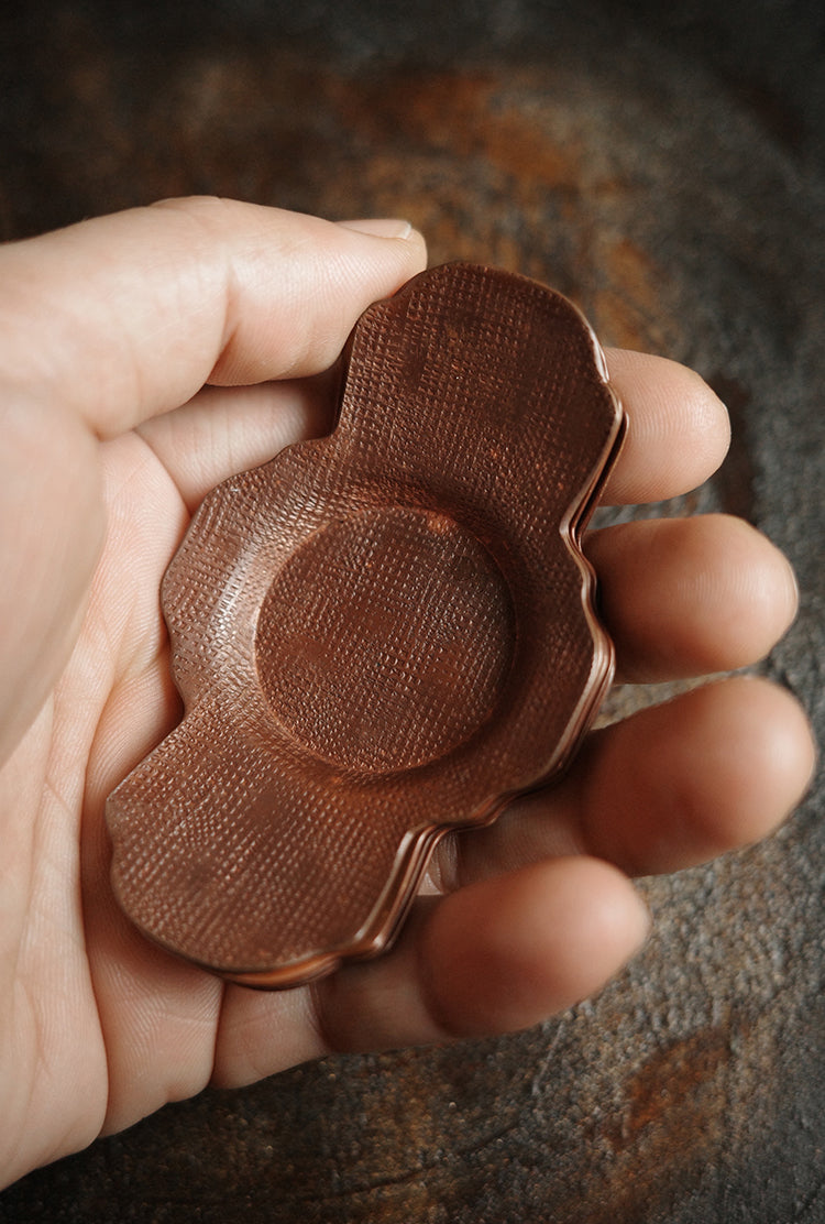 Hammered Teacup Holders - Set of 5