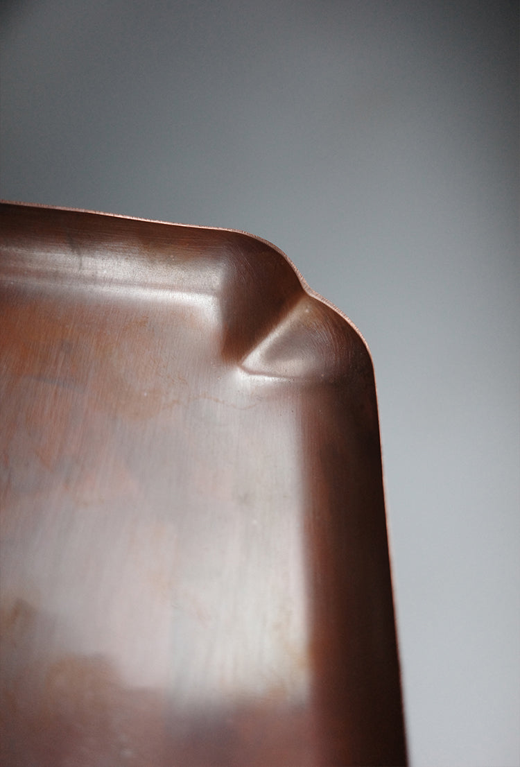 Copper "Haitangxing" Tea Tray