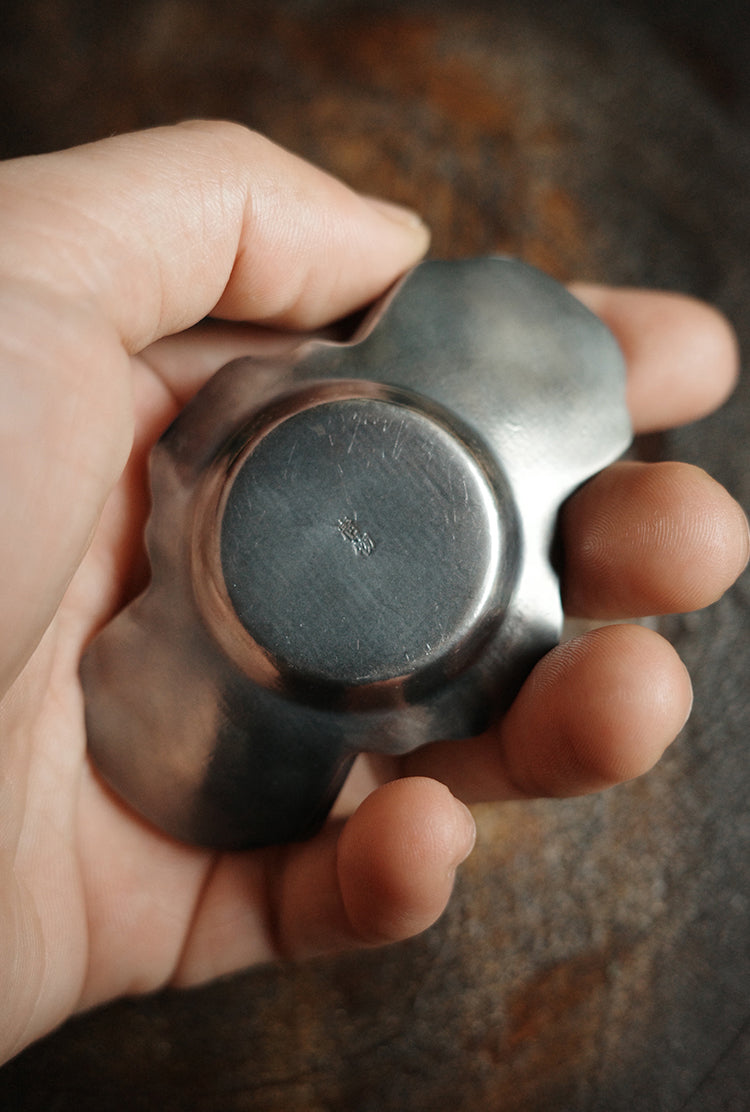 Hammered Teacup Holders - Set of 5