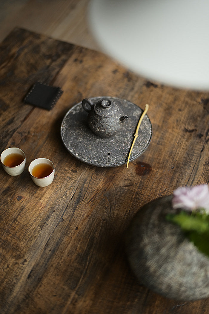 Natural Earth Textured Teapot #3