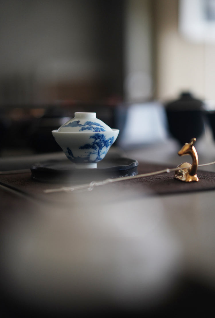 Mini Qinghua Gaiwan - 40ml