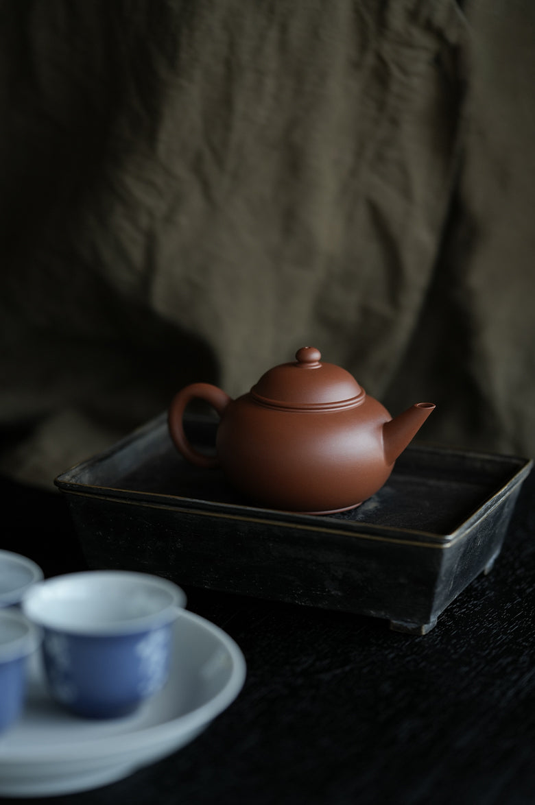 Chaozhou Hand-Thrown Zhuni Shuiping Teapot