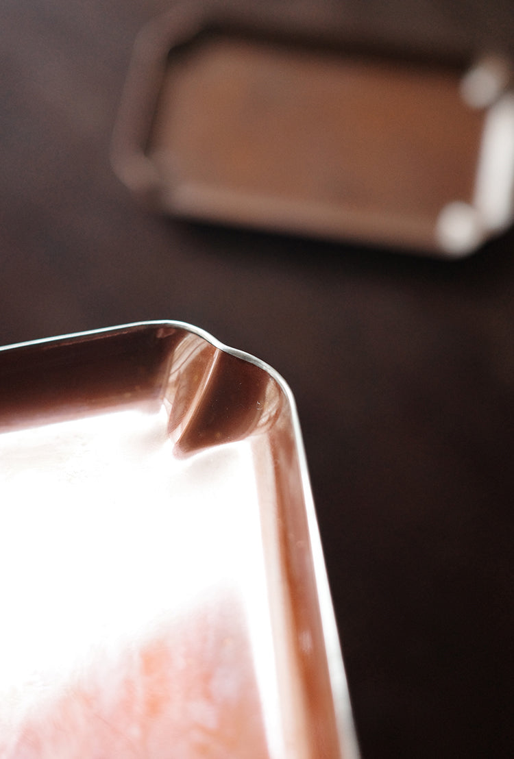 Copper "Haitangxing" Tea Tray