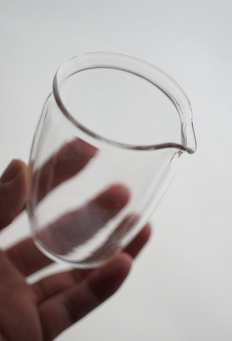 Elegant Rounded Glass Gongdaobei Share Cup