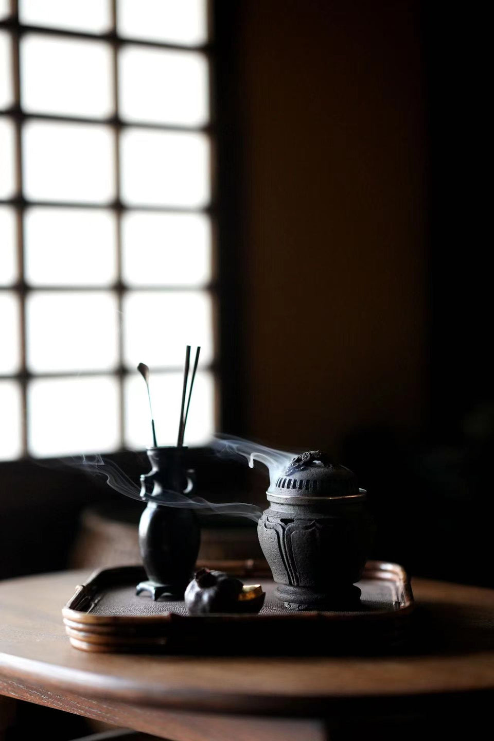 Gnarled Pine Tree Incense Burner