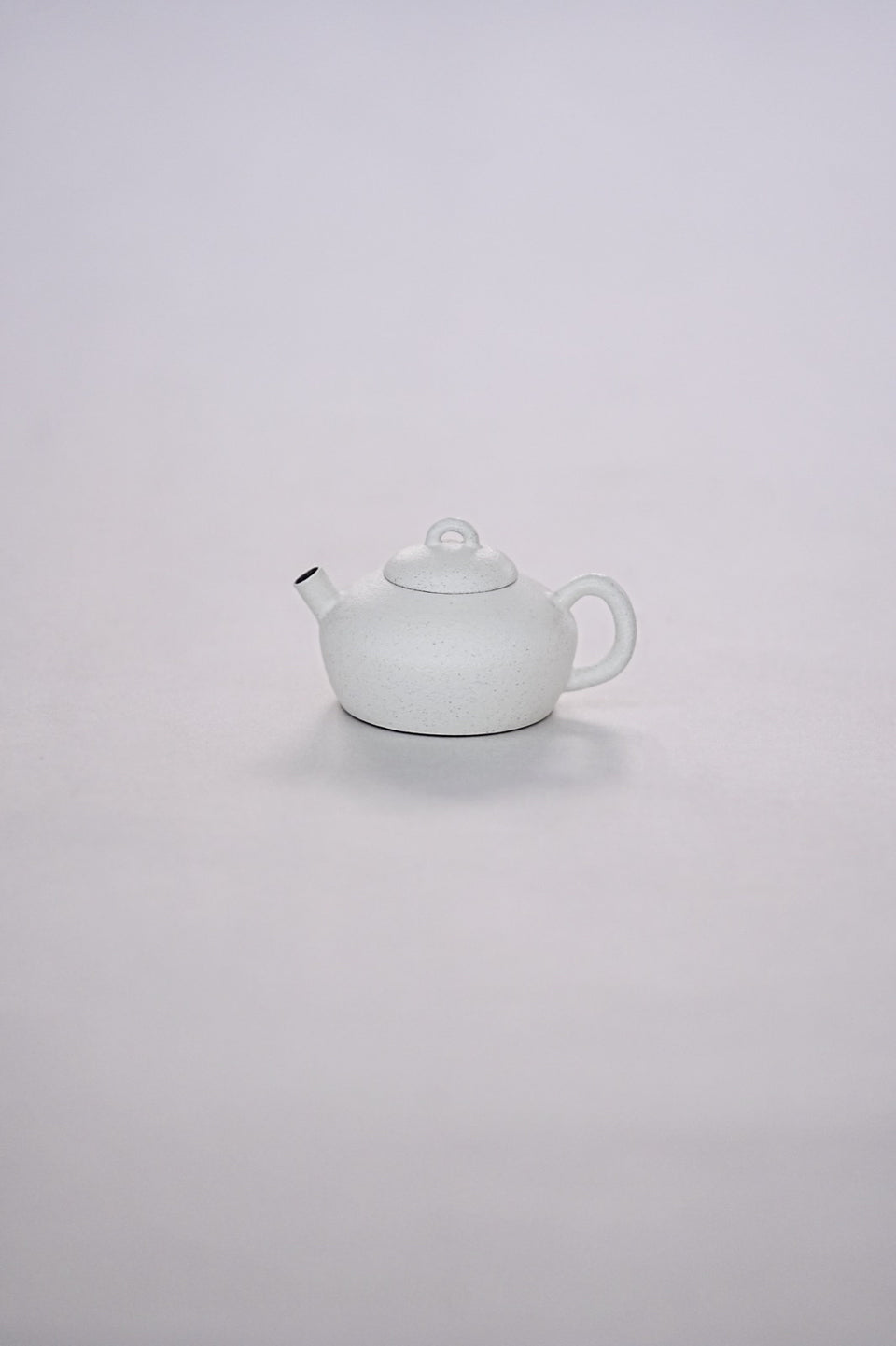 Wide White Pu'er Teapot