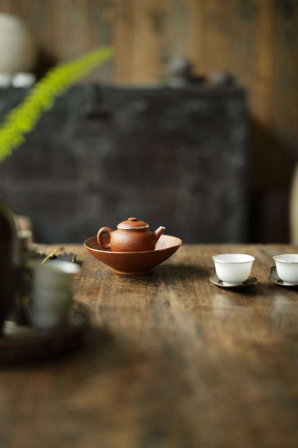 Silver Studded "Hui Shan" Calligraphy Teapot