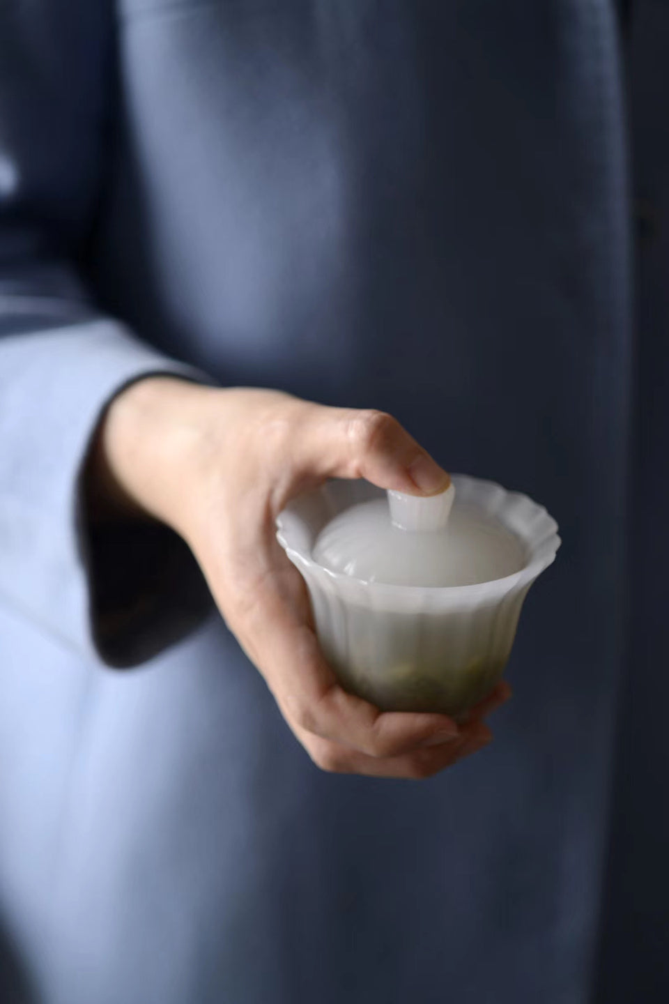 クイコウガラス蓋碗