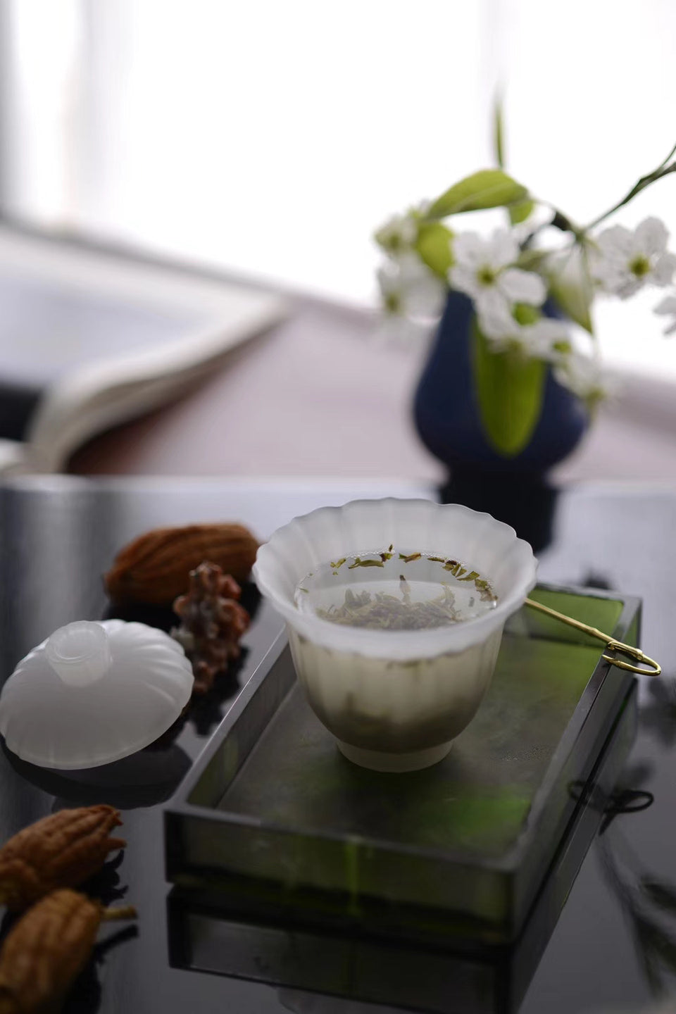 Kui Kou Glass Gaiwan