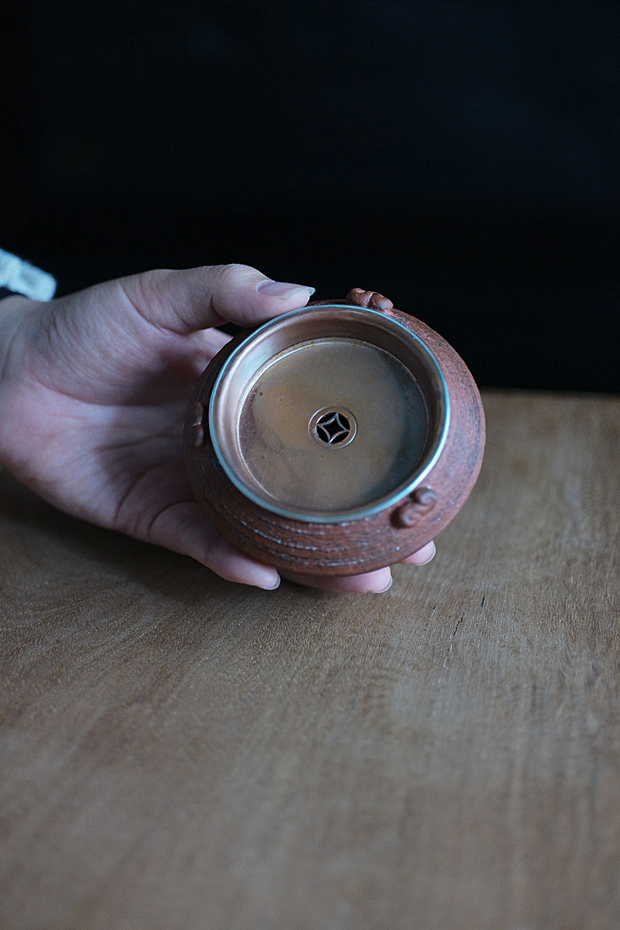 Red Hui Shan Jianshui with Copper & Silver Lid