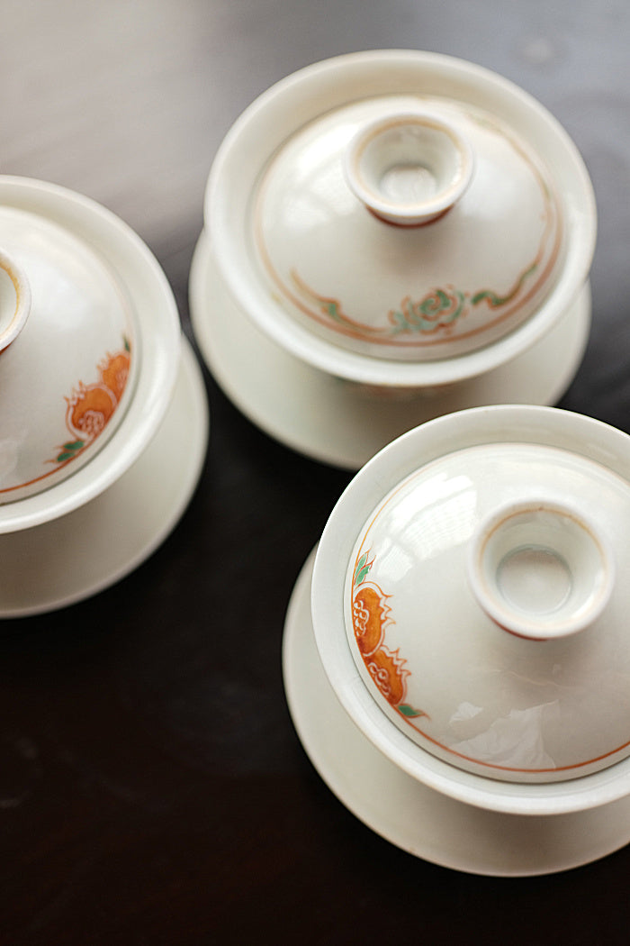 Caihui Pomegranate Porcelain Gaiwan