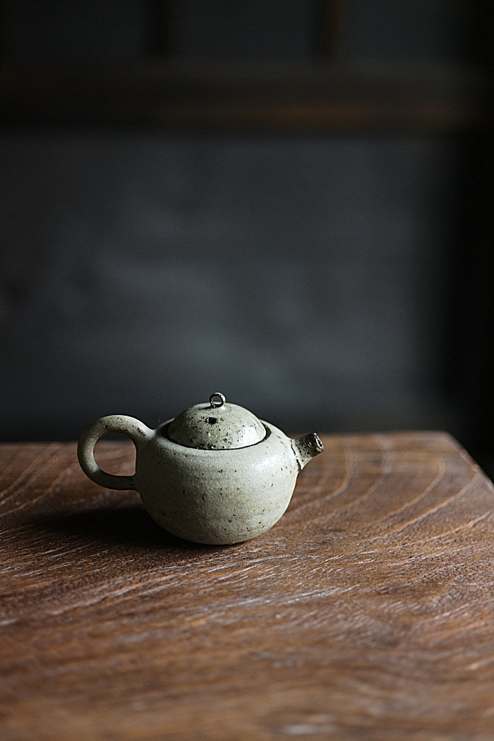 Cute Gray Teapot