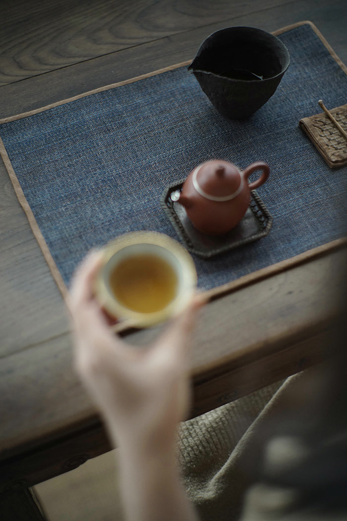 Traditional Two-Sided Tea Mat