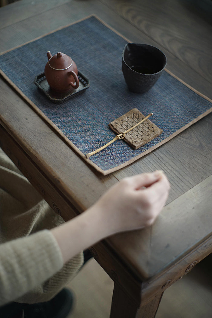 Traditional Two-Sided Tea Mat