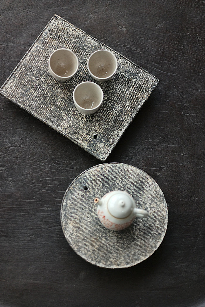 Rough Etched & Aged Square Hucheng