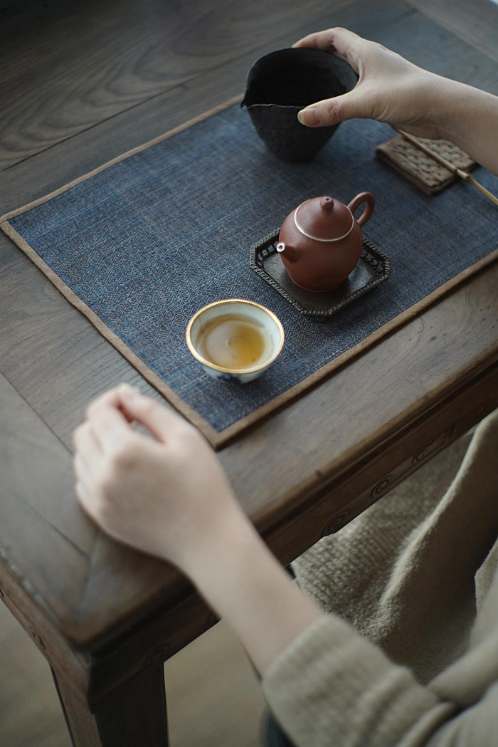 Traditional Two-Sided Tea Mat