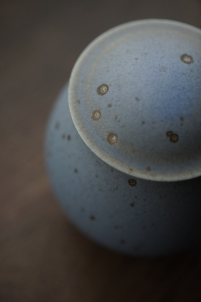Blue Dragon Egg Small Tea Jar
