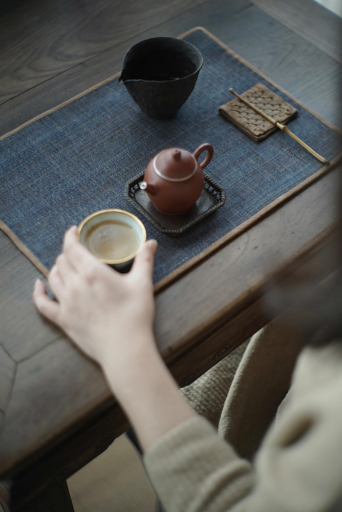 Traditional Two-Sided Tea Mat