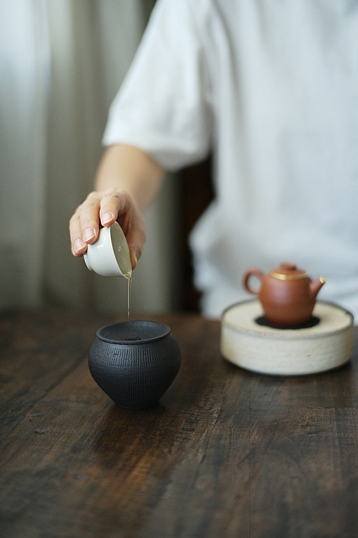 Clay Lid JianShui in Red or Black by Cheng Wei