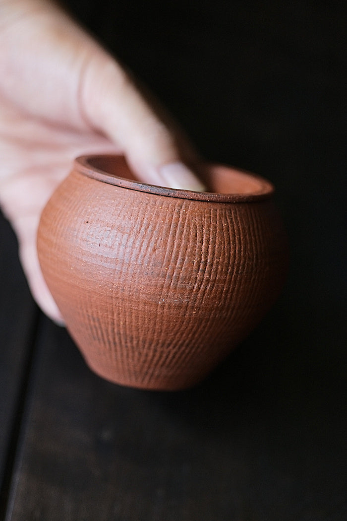 Clay Lid JianShui in Red or Black by Cheng Wei