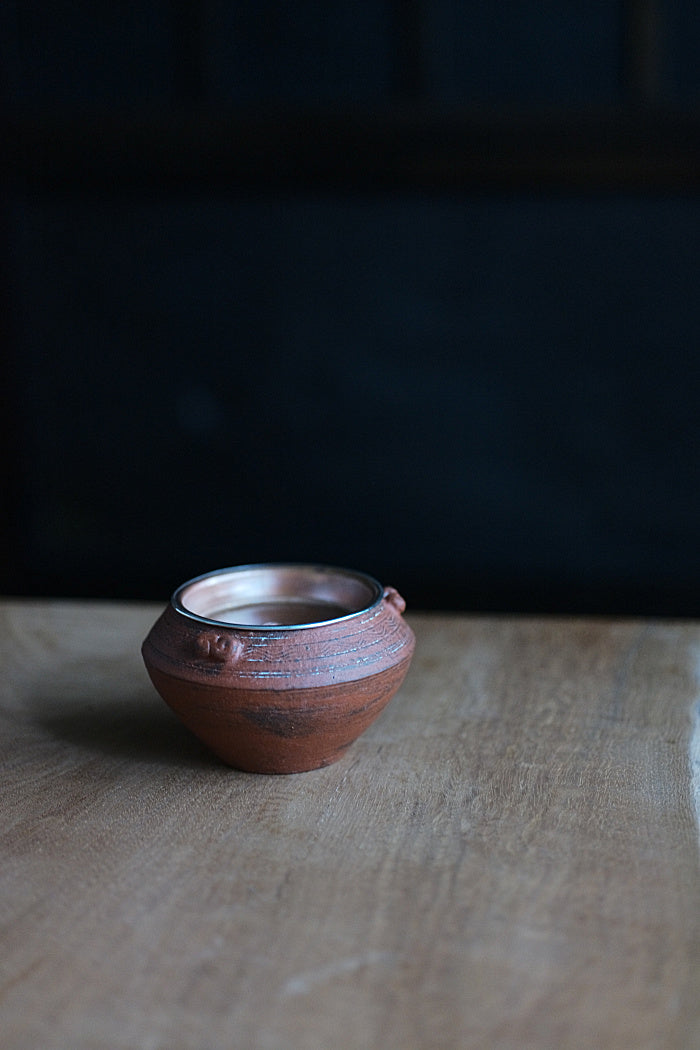 Red Hui Shan Jianshui with Copper & Silver Lid