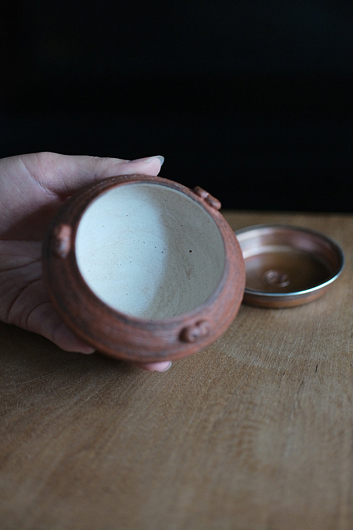 Red Hui Shan Jianshui with Copper & Silver Lid