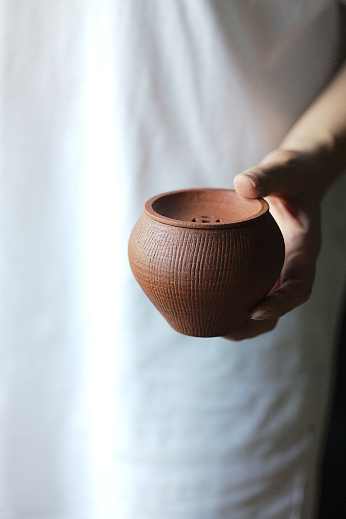 Clay Lid JianShui in Red or Black by Cheng Wei