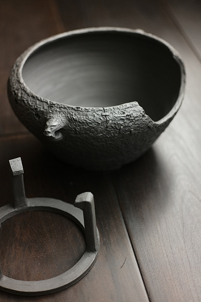 Handmade Dragon-Face Tea Stove by Cheng Wei
