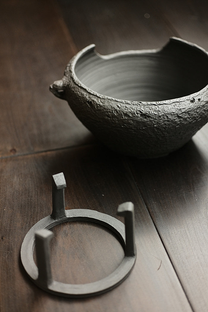 Handmade Dragon-Face Tea Stove by Cheng Wei