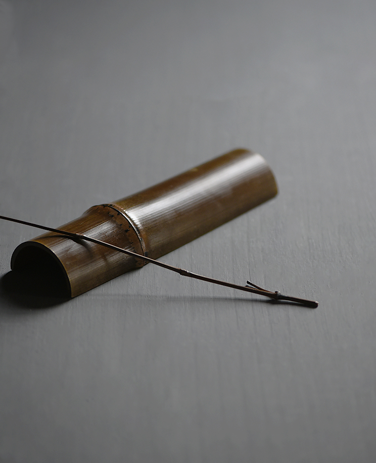 Natural Bamboo Tea Holder and Tea Scoop