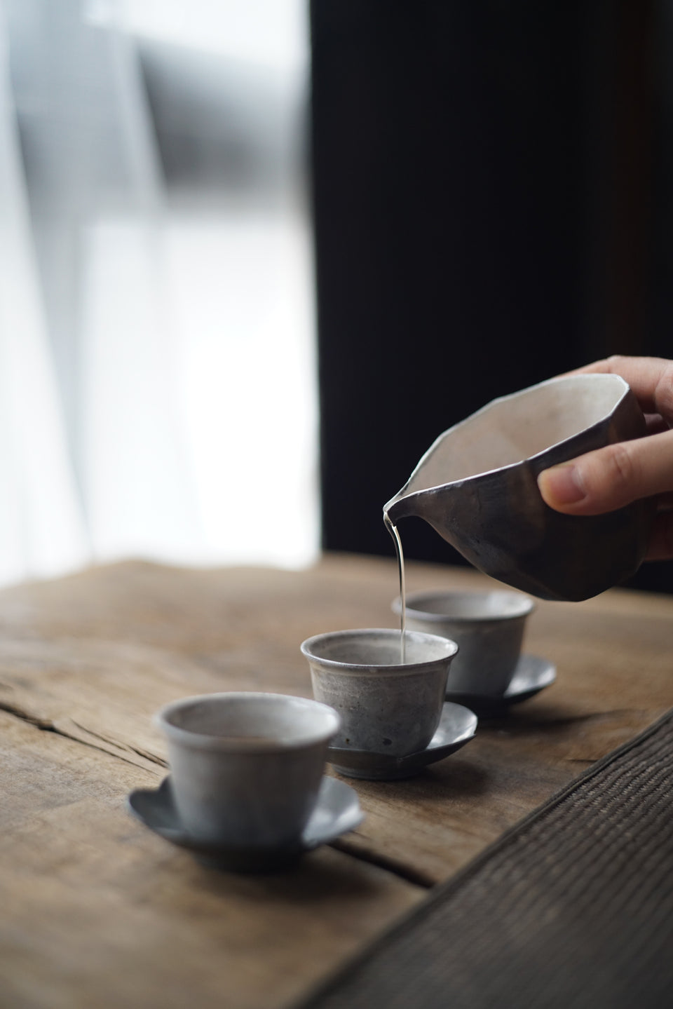 Metal-glazed "Origami" Wide Gongdaobei Pitcher