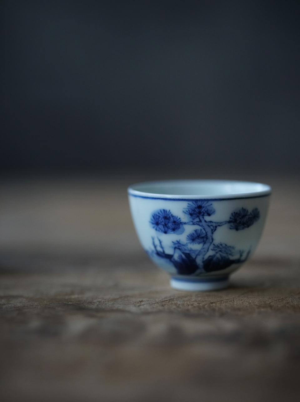 Antique-style Qinghua Blue-white Teacup