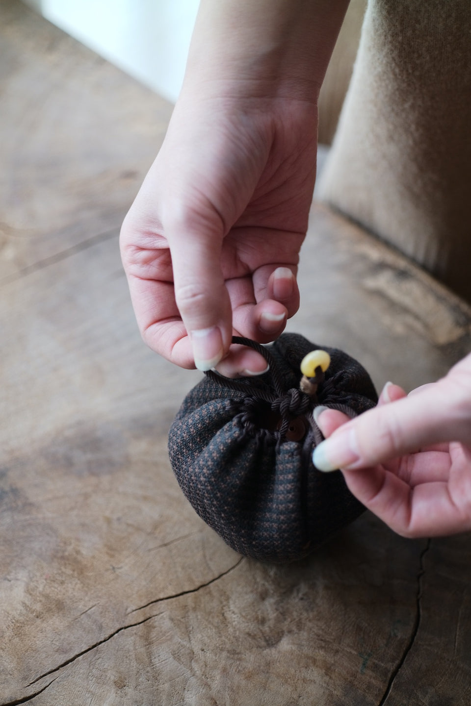 Hand-Woven Tea Set Bags - Dark Chocolate