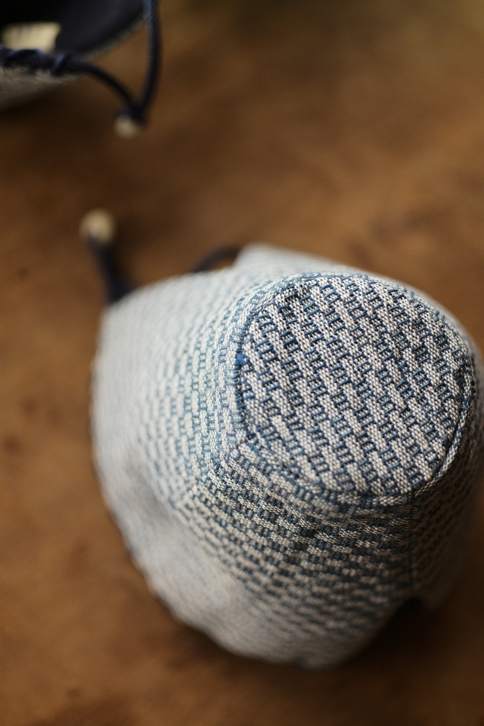 Hand-Woven Tea Set Bags - Blue