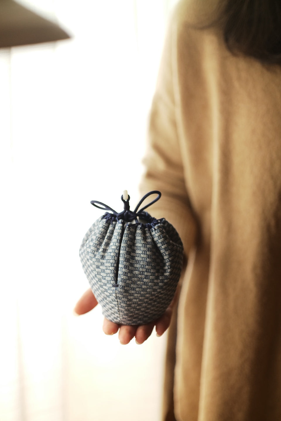 Hand-Woven Tea Set Bags - Blue