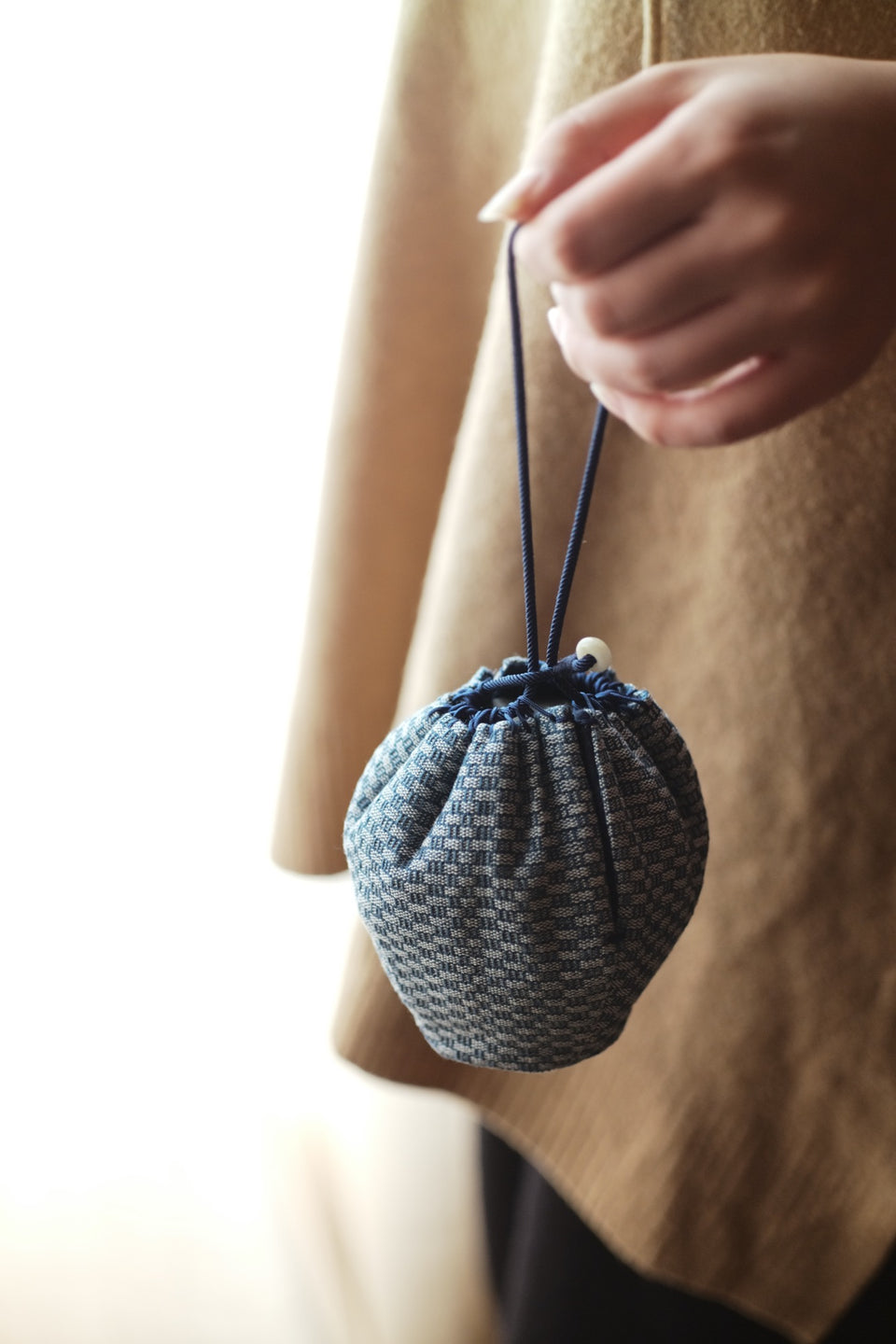 Hand-Woven Tea Set Bags - Blue