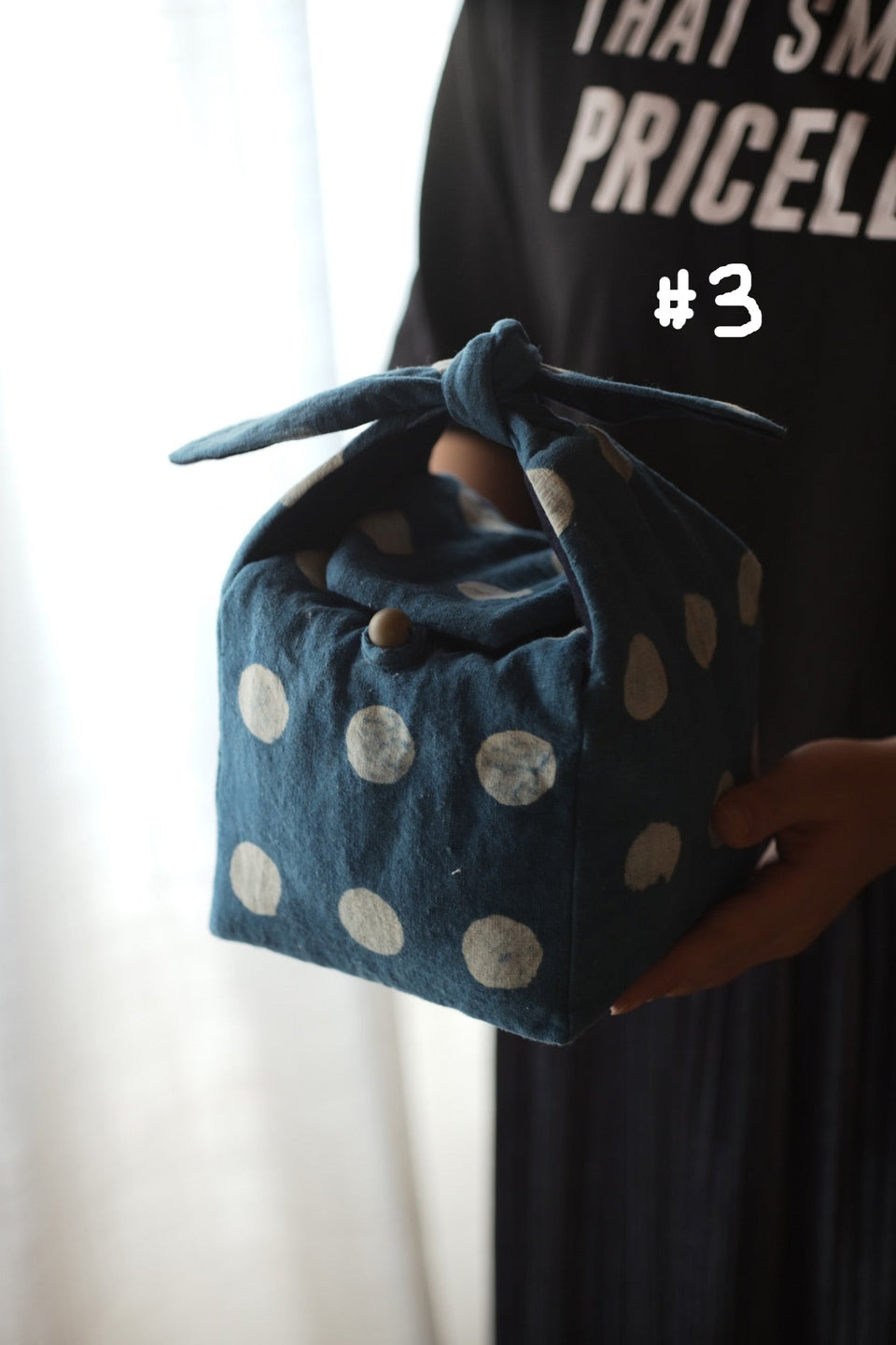 Hand-Woven Patchwork Travel Bag for Teapots and Teacup Set
