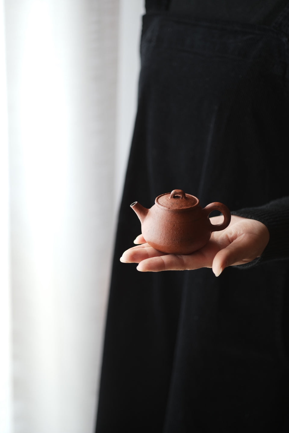 Hui Shan Red Clay Teapot - Round