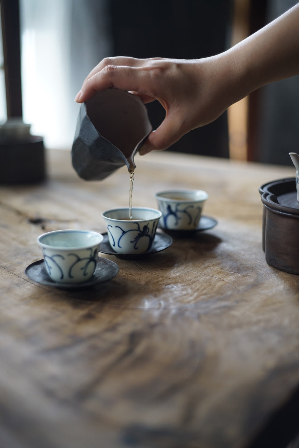 Birds in Trees Qinghua Teacup